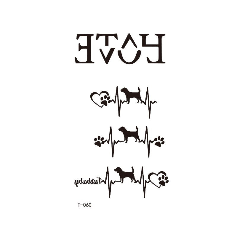 Sexy Waterproof Temporary Tattoo Stickers Letter Tattoo Flash Tattoo Arm Women