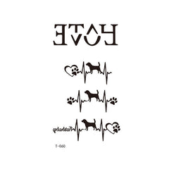 Sexy Waterproof Temporary Tattoo Stickers Letter Tattoo Flash Tattoo Arm Women