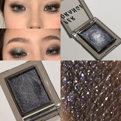 YICKYUE  -  Chameleon Green Eye Shadow Metallic Smoky Monochrome Eyeshadow Palette Matte Pearl Glitter Earth Grey Multicolor Eye Makeup