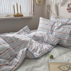 YICKYUE  -  Floral Cottage Blanket Set