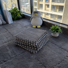 Yickyue Four Seasons Universal Suede Floor Mat Stitching Bedroom Wall-to-Wall Carpeting Bedside Princess Room Carpet Tea Table Tatami