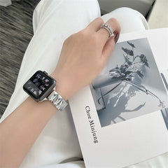 Bracelet For Apple Watch 7 6 se Strap 41mm 45mm 40mm 44mm Slim Stainless Steel Band For iwatch 5 4 3 2 38mm 42mm Women Wristband