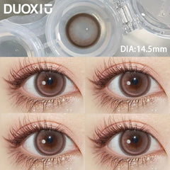 YICKYUE  -  2pcs Colou Contact Lenses With Diopter Myopia Diameter 14.2mm to 14.5mm Blue Beauty Pupil High Quality Lens Free Shipping