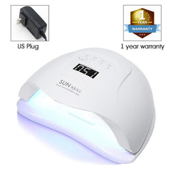 ROHWXY SUN 5X Plus/MAX UV LED Lamp For Nails Dryer 54W/72W/90W Ice Lamp For Manicure Gel Nail Lamp Drying Lamp For Gel Varnish