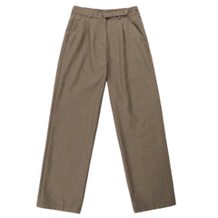 Hearujoy Light luxury Solid Suit Pants Men Loose straight Trousers Fashion Business Society Korean Casual Pants Adjustable Waist Belt