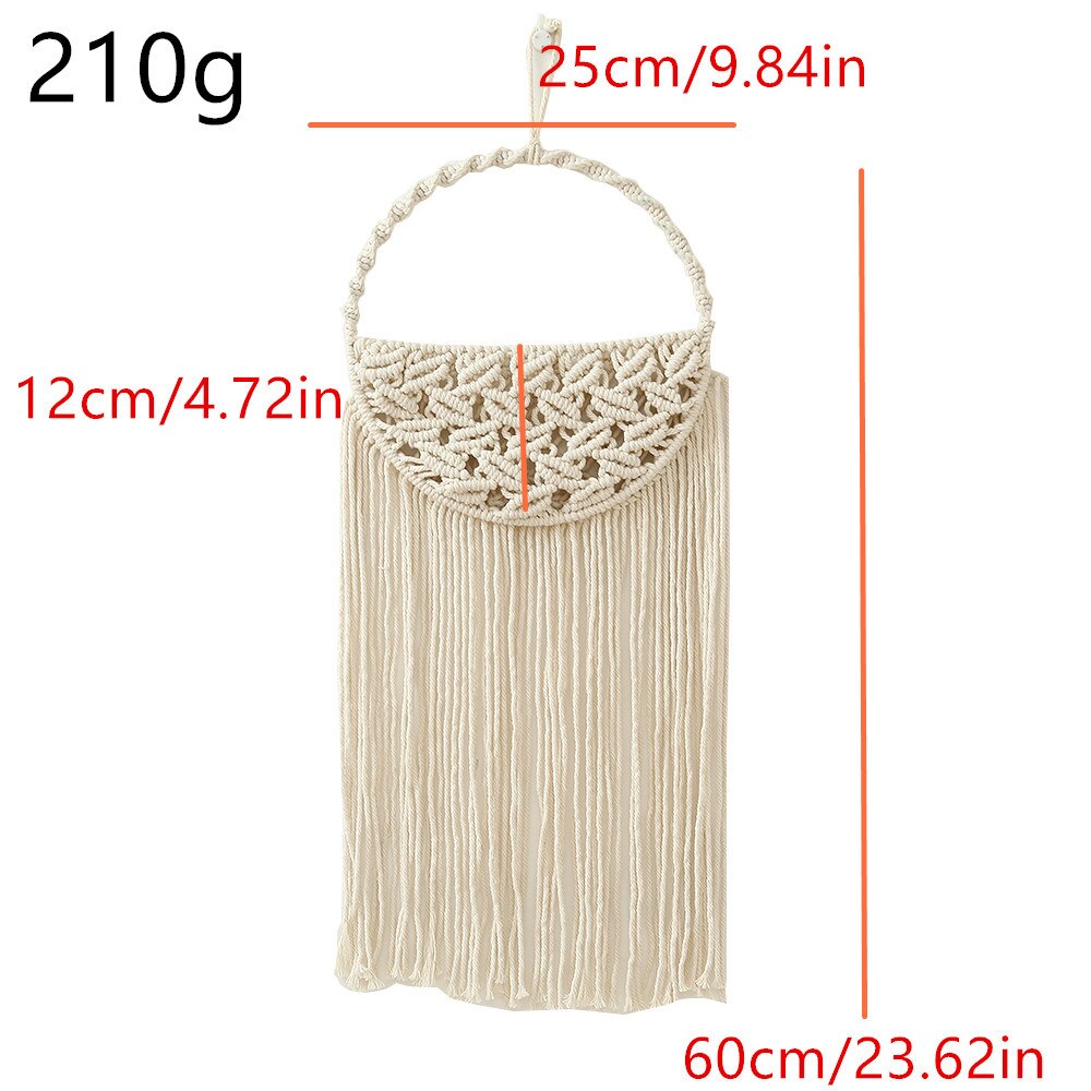 Macrame Flower Basket Garden Pots Planters Macrame Wall Haning  Planter BohoTapestry for Bedroom Apartment Living Room Decor