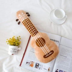 guitar pillow stuffed plush musical instrument ukulele toy kids toys birthday gift for child