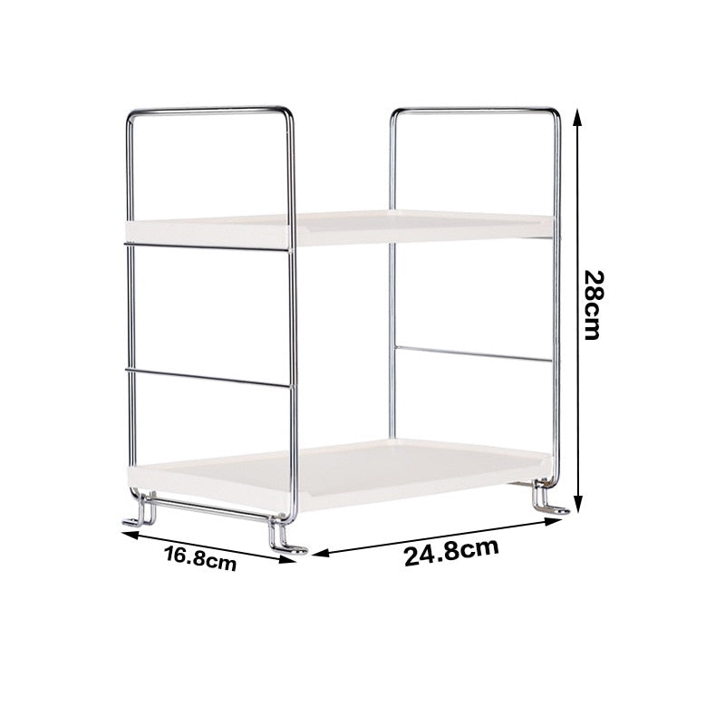 Multifunctional Desktop Shelf for Cosmetic Sundries Double-layer Makeup Perfume Organizer Decorative Aromatherapy Storage Rack