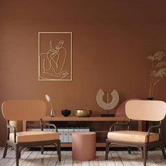 Nordic Wall Decor Iron Line Wall Hanging Room Decor Home Decor Simple Home Decoration Accessories Modern Abstract Female Body