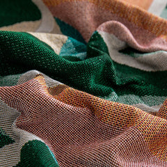 Yickyue European Colorful Sofa Blanket Living Room Decor Boho Coffee Table Bed Cover Sofa Towel Geometric Leisure Blanket Tablecloth