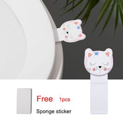Boxi Creative Portable Toilet Lid Device Toilet Set Potty Ring Handle Home Bath Bathroom Products WC Toilet Cover Accessories