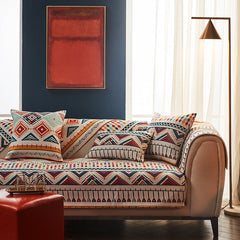 Bohemian Chenille Sofa Cover Four Seasons Universal Living Room Sofa Armrest Towel Anti-Slip Couch Slipcover Furniture Protector