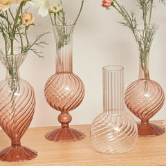 YICKYUE  -  Nordic Vase Room Decor Vase Decoration Home Flower Vase Flower Pot Home Decor Living Room Decoration Gradient Slot Tall Vase
