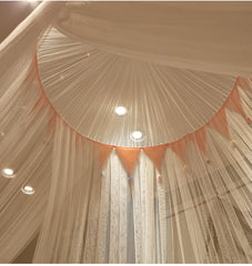 YICKYUE  -  Kid Baby Bed Canopy Mosquito Net Curtain Bedding Romantic Baby Girl Round Dome Tent Easy Installation Room Decor