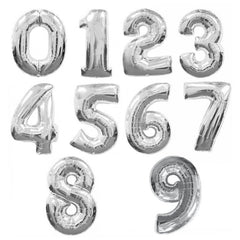 32 inch Blue Number Foil Balloon Digital 0 to 9 Helium Balloons Birthday Party Decoration Inflatble Air Ballon Wedding Supplies