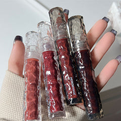 Yickyue Lip Gloss Crystal Jelly Sexy Lip Glaze Water Mirror Clear LipStick Lasting No Fade Moisturizing Lip Tint Women Beauty