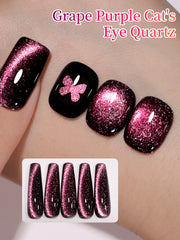 YICKYUE  -  1pc 10ml Cat Eye Magnetic Gel Nail Polish Removable UV LED Light for Women - Magnetic Stick Not Included