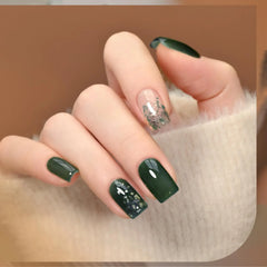 YICKYUE  -  Glitter Christmas Gel Nail Polish Reflective Burgundy Green Gold Gel Polish UV LED Soak Off Manicure DIY Xmas Salon for Women