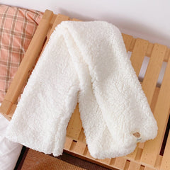 Women Scarf Winter Cartoon Plush Bear Scarf Female Korean Scarf Ins Student Sweet Lamb Wool Thick Cute Cute Scarf