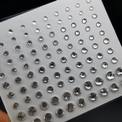 Yickyue Mixed Size Eyeshadow Face Diamonds Festival Body Decoration Jewels Stickers Self Adhesive Fake Tattoos Makeup Nail Rhinestone