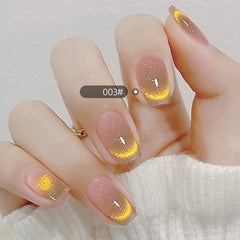 YICKYUE  -  6 Color High Gloss Dream Twinkle Cat Eye Gel Nail Polish Set Nail Art Design UV Gel Glitter Color Varnish
