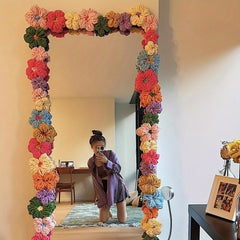 YICKYUE  -  [50 Handmade Crocheted Flowers] 50 Handmade Crocheted Flowers - DIY Crafts, Clothing Decorations, And Home Decor Using Bubble Knitting Flowers - Suitable for Halloween, Christmas, Valentine'S Day, And Thanksgiving