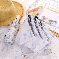 YICKYUE  -  Automatic Embroidery Lace Umbrella Paraguas Uv Umbrella Rain and Sun Automatic for Women Gift Double