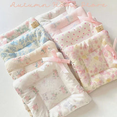 YICKYUE  -  Original Homemade Bow Ribbon Coaster Dining Table Kitchen Household Insulation Mat Korean Imported Fabric