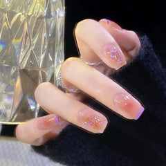 Yickyue Ice Transparent Gradient Pink Gel Nail Polish Pure Color Blush Series Jelly Polish Top Coat Soak Off UV LED Nail Art Gel Varnish