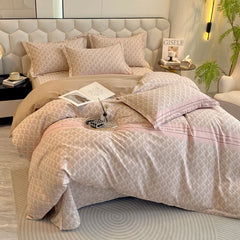 YICKYUE  -  New 3pc 100% Cotton Duvet Cover,Soft And Skin-Friendly Reactive Printing Fabric,Single/Queen Full Size Bedding Set,No Filler
