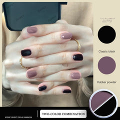 36Color Solid Canned Nail Gel Nail Art Two-color Gel Cream Texture Semi Permanent Varnishes Hybrid Nails Gel for Nail Art UV LED