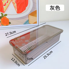 Ins Portable Makeup Brush Storage Box Dustproof with Lid Eyebrow Pencil Eye Shadow Brush Bucket Beauty Egg Lipstick Storage Box