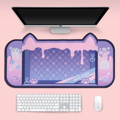 GeekShare Cute Mouse Pad Oversized Soft Office Gaming Computer Mouse Pads 80cm*36cm Thickened Non-slip Keyboard Table Mat Kawaii