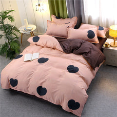 Fashion Bedding Set Contains Sheet Duvet Cover Pillowcase Modest Country Plant Animals Family Use Full Twin Queen Bed Set 2021