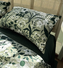 YICKYUE  -  Fashion pastoral flower leaf bedding set,twin full queen king green floral cotton home textile bed sheet pillow case quilt cover