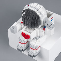 Small building blocks Space Station Moon Rocket Shuttle Satellite Astronaut Figure Small Bricks Toys for Children Gifts