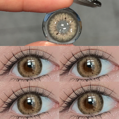 YICKYUE  -  1 Pair New Natural Color Contact Lenses for Eyes Green Pupils Circle Lenses Beauty Lenses Graduated Fashion Cosmetic Lens