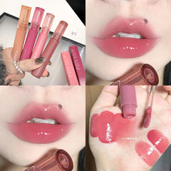 YICKYUE  -  Cappuvini Juice Lip Gloss Jelly Mirror Gloss Lipstick Long Lasting Moisturizer Water Light Lipstick Affordable Makeup Cosmetics