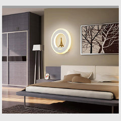 Iron tower LED wall lamp bedroom living room parlor study corridor aisle lights child Cartoons Bedside wall lamp Acrylic lamps