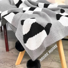 2022NEW Panda Animal PatternHugging Blanket Suitable For Sofas Beds-blankets Soft And Plush Lightweight Soft Children's Bed