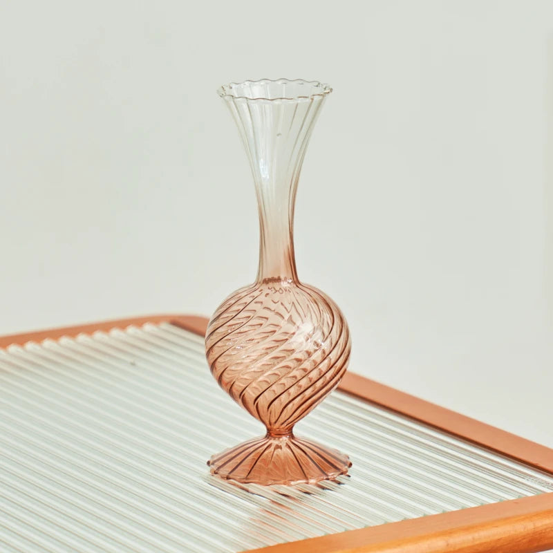 YICKYUE  -  Nordic Vase Room Decor Vase Decoration Home Flower Vase Flower Pot Home Decor Living Room Decoration Gradient Slot Tall Vase