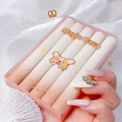 Yickyue 5pcs/set  Matte Liquid Lipstick Makeup Waterproof Long-lasting Non-Stick Cup Nude Brown Lip Tint Girl's Velvet Matte Lip Gloss