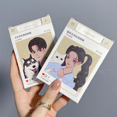 HERORANGE Lip Glaze Set 5 Pcs Cat And Girl Matte Velvet Lip Mud Lipstick