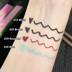 YICKYUE  -  Waterproof Eyeliner Gel Pencil Soft Smooth High Pigment Professional Silky Matte Blue Eyelid Liner Lasting Makeup Tool Cosmetics