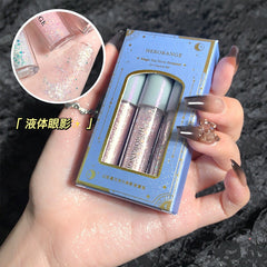 ColorfulStar River Liquid Eye Shadow Pearl Super Flash Sequins Glitter High Gloss Crouching Silkworm Brightening Diamond Shining