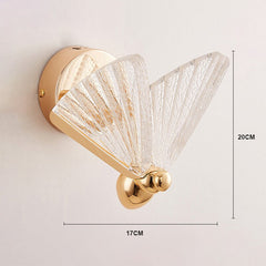 Nordic modern Butterfly shape LED wall lamp Minimalist sconces lights indoor lighting home decor bedroom living room kitchen kid