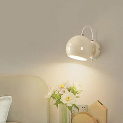 Yickyue Nordic LED Wall Lamp Minimalist Iron Art Rotatable Wall Sconces Bedroom Living Room Study Home Decorative Lighting Luminaires