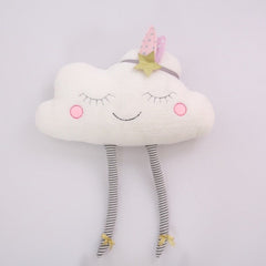 New Arrival Ins Kawaii Cloud Plush Pillow Stuffed Cartoon Soft Cloud Toy Cushion Grils Home Decor Birthday Gift For Children