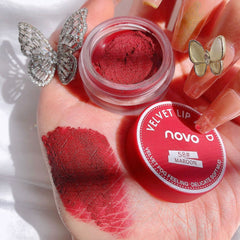 NOVO Canned Lip Mud Matte Matte Cheap Student Lipstick Velvet Texture Lip and Cheek Dual-use Color and Easy To Apply Lip Makeup