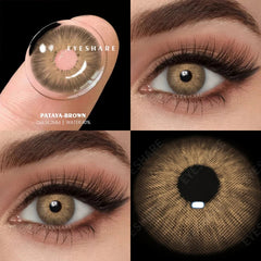 YICKYUE  -  1Pair Color Contact Lenses for Eyes Blue Color Lenses Natural Gray Pupils for Eyes Green Lenses Brown Contacts Yearly Lens